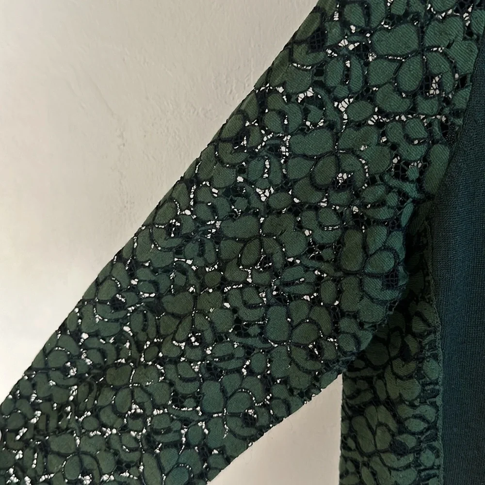 Tory Burch wool lace crew neck sweater - Picture 4 of 6